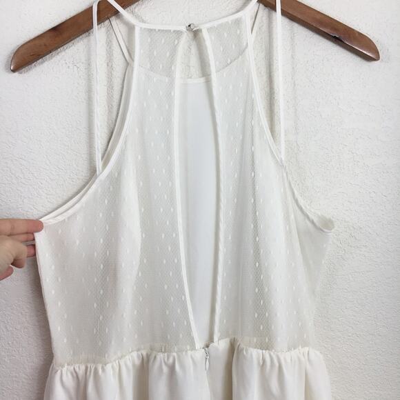 BCBGENERATION ivory mesh illusion dress - Picture 5 of 7